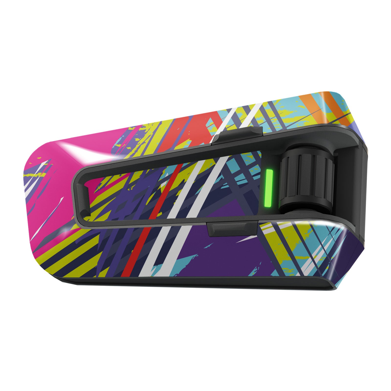 Skin for Cardo Packtalk Edge – Glossy or Matte Vinyl Decal Wrap – Velocity Racing Series (1pc)