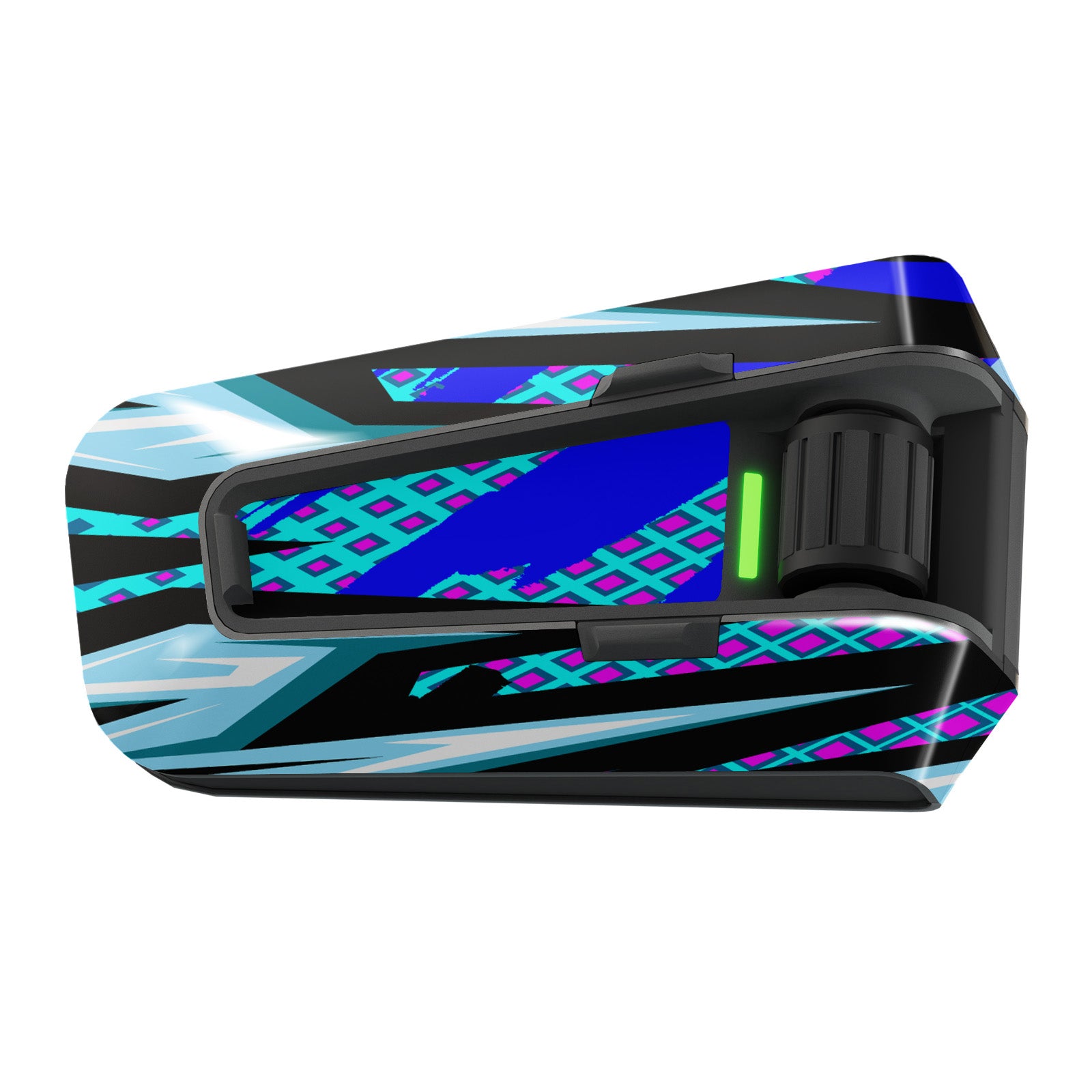 Skin for Cardo Packtalk Edge – Glossy or Matte Vinyl Decal Wrap – Geometric & Cyber Series (1pc)