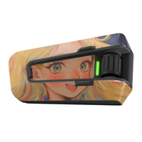 Skin for Cardo Packtalk Edge – Glossy or Matte Vinyl Decal Wrap – Anime Girl Series (1pc)