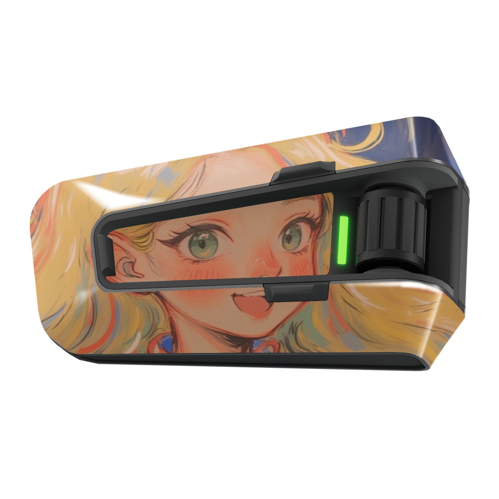 Skin for Cardo Packtalk Edge – Glossy or Matte Vinyl Decal Wrap – Anime Girl Series (1pc)