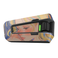 Skin for Cardo Packtalk Edge – Glossy or Matte Vinyl Decal Wrap – Anime Girl Series (1pc)