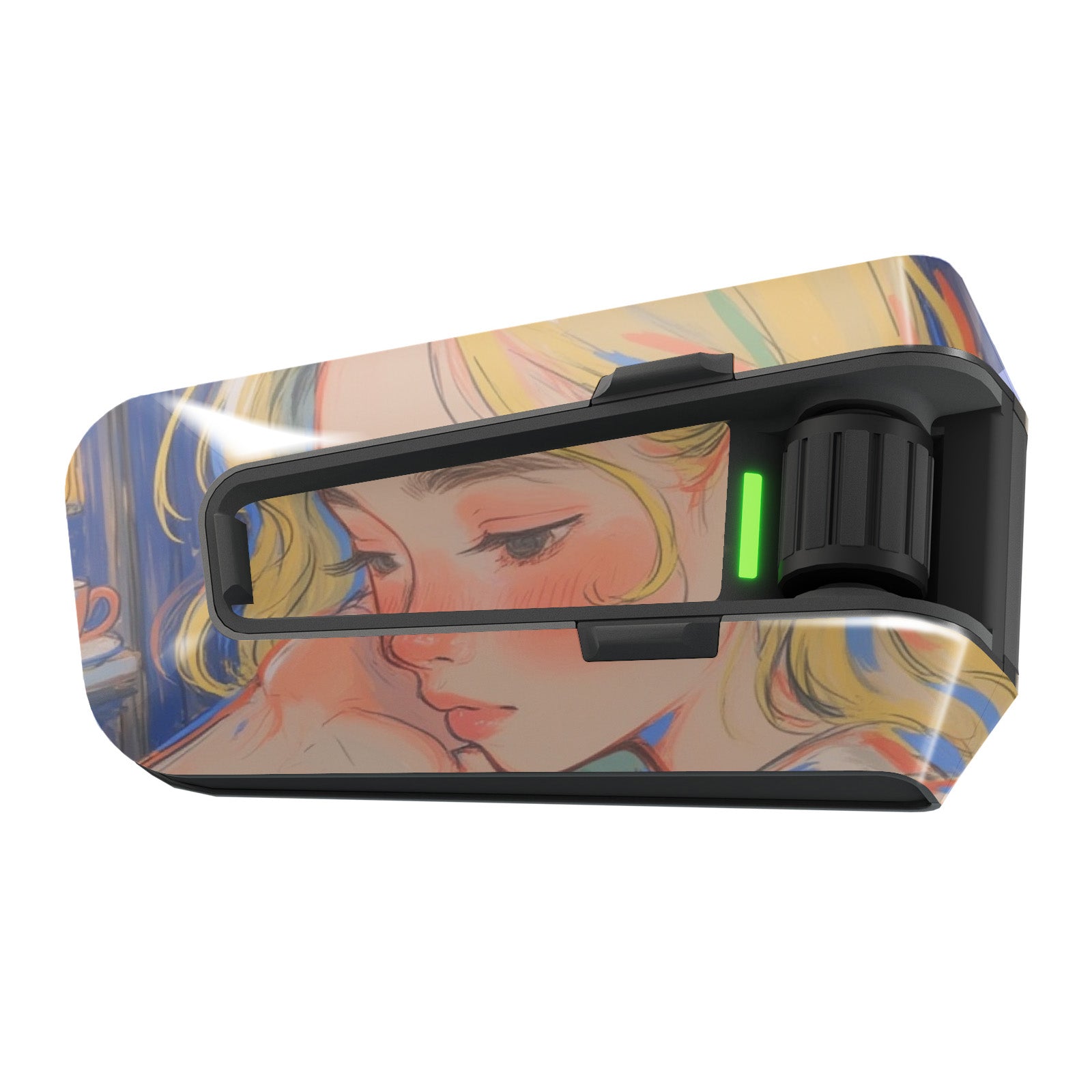 Skin for Cardo Packtalk Edge – Glossy or Matte Vinyl Decal Wrap – Anime Girl Series (1pc)