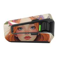 Skin for Cardo Packtalk Edge – Glossy or Matte Vinyl Decal Wrap – Anime Girl Series (1pc)