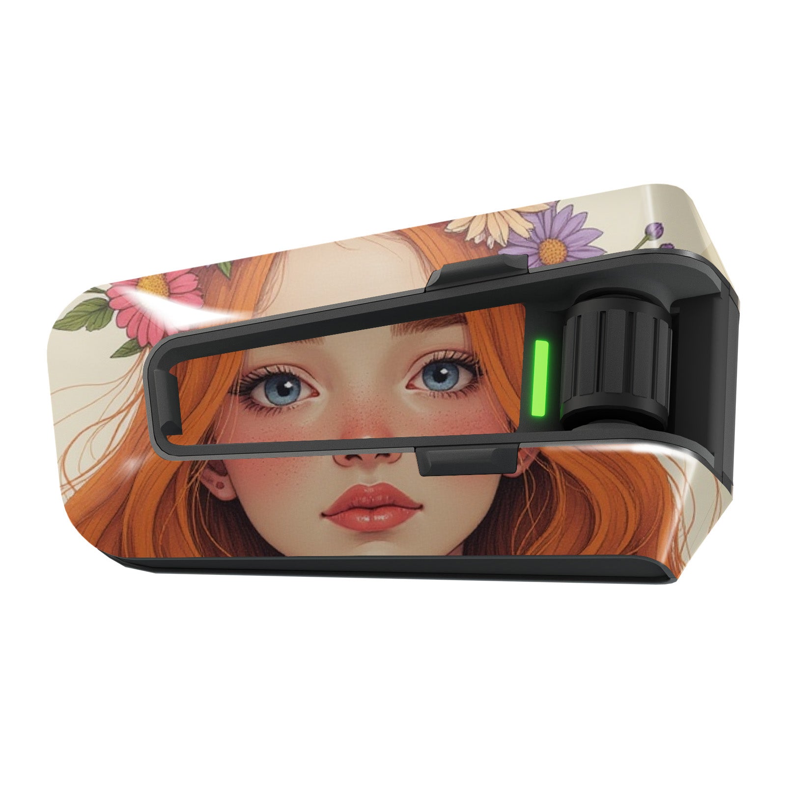 Skin for Cardo Packtalk Edge – Glossy or Matte Vinyl Decal Wrap – Anime Girl Series (1pc)