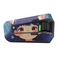 Skin for Cardo Packtalk Edge – Glossy or Matte Vinyl Decal Wrap – Anime Girl Series (1pc)