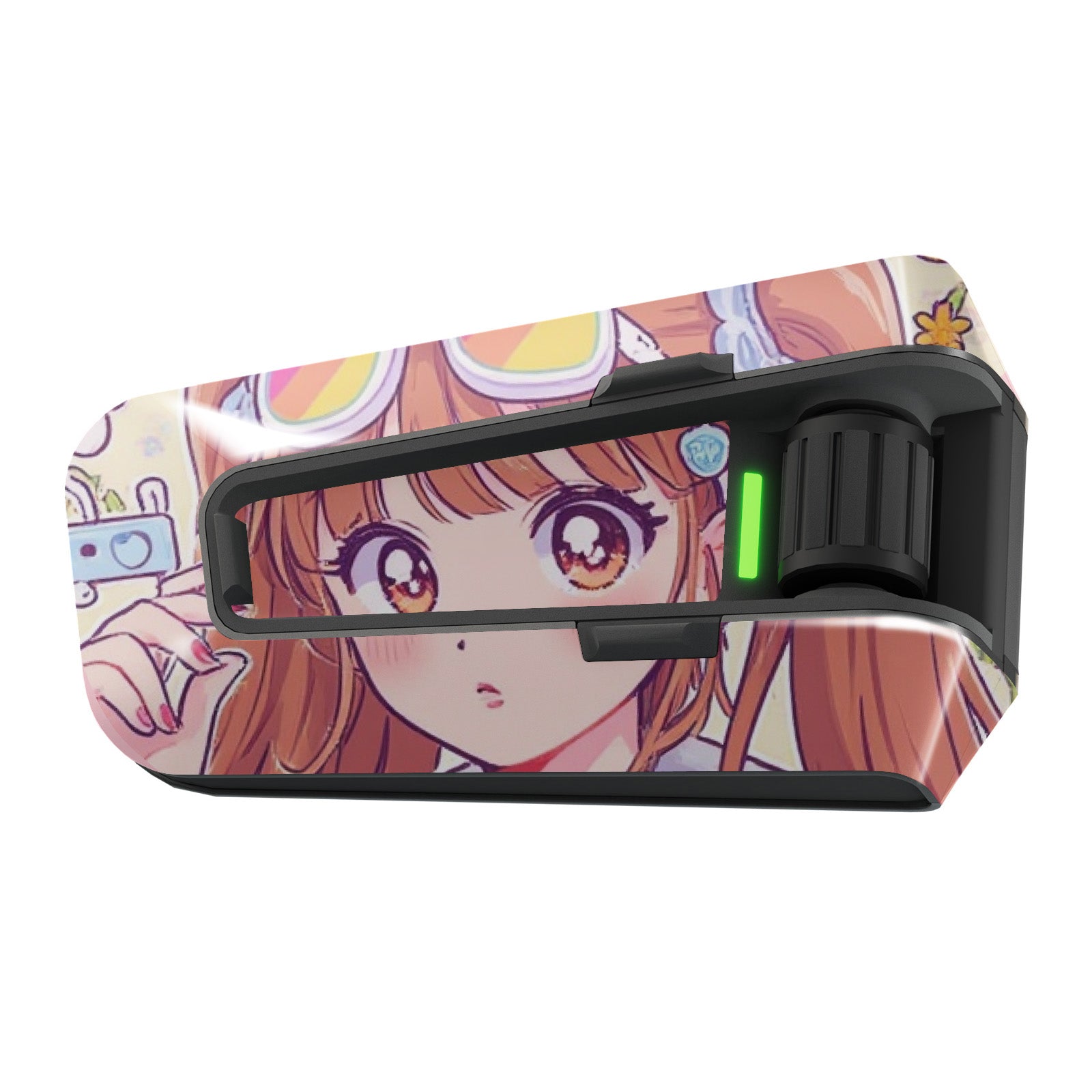 Skin for Cardo Packtalk Edge – Glossy or Matte Vinyl Decal Wrap – Anime Girl Series (1pc)