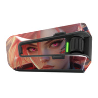 Skin for Cardo Packtalk Edge – Glossy or Matte Vinyl Decal Wrap – Anime Girl Series (1pc)