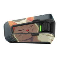 Skin for Cardo Packtalk Edge – Glossy or Matte Vinyl Decal Wrap – Cat Series (1pc)