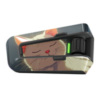 Skin for Cardo Packtalk Edge – Glossy or Matte Vinyl Decal Wrap – Cat Series (1pc)