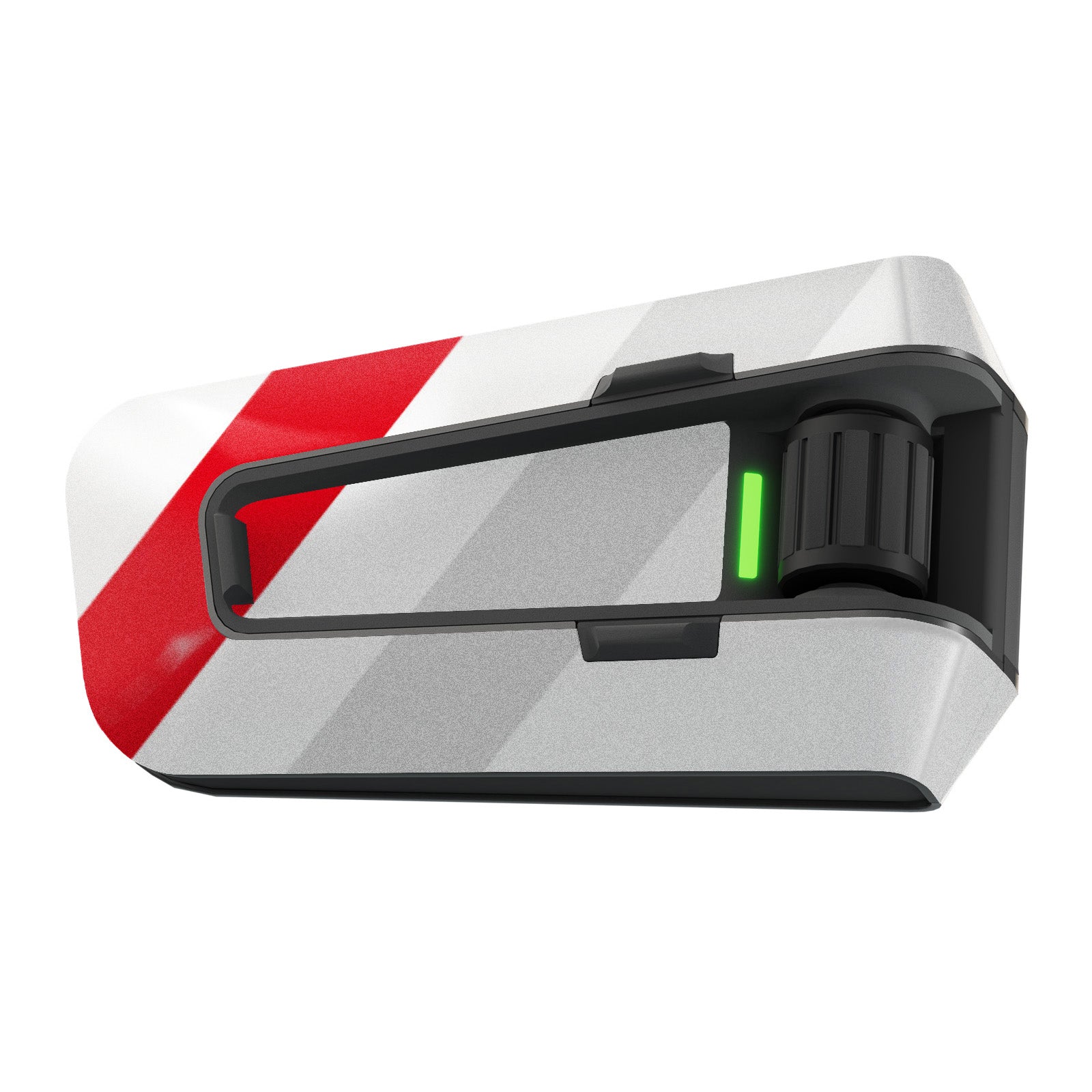 Skin for Cardo Packtalk Edge – Glossy or Matte Vinyl Decal Wrap – Racing Stripe Series (1pc)