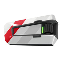 Skin for Cardo Packtalk Edge – Glossy or Matte Vinyl Decal Wrap – Racing Stripe Series (1pc)