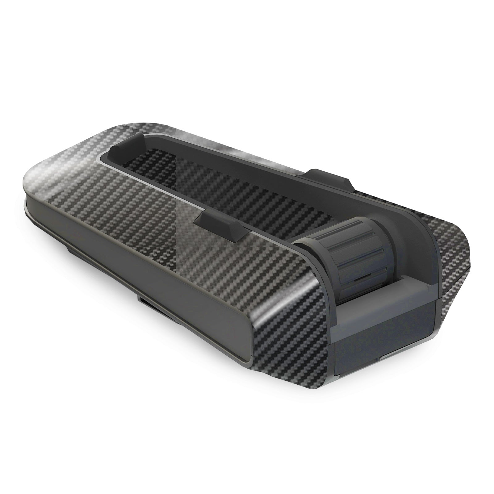 For Cardo Packtalk Edge Device Decal Sticker – Carbon Fiber Glossy (1pc)