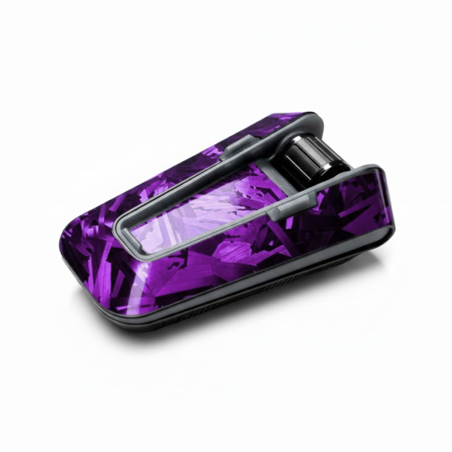 For Cardo Packtalk Edge Device Decal Sticker – Forged Carbon Glossy (1pc)