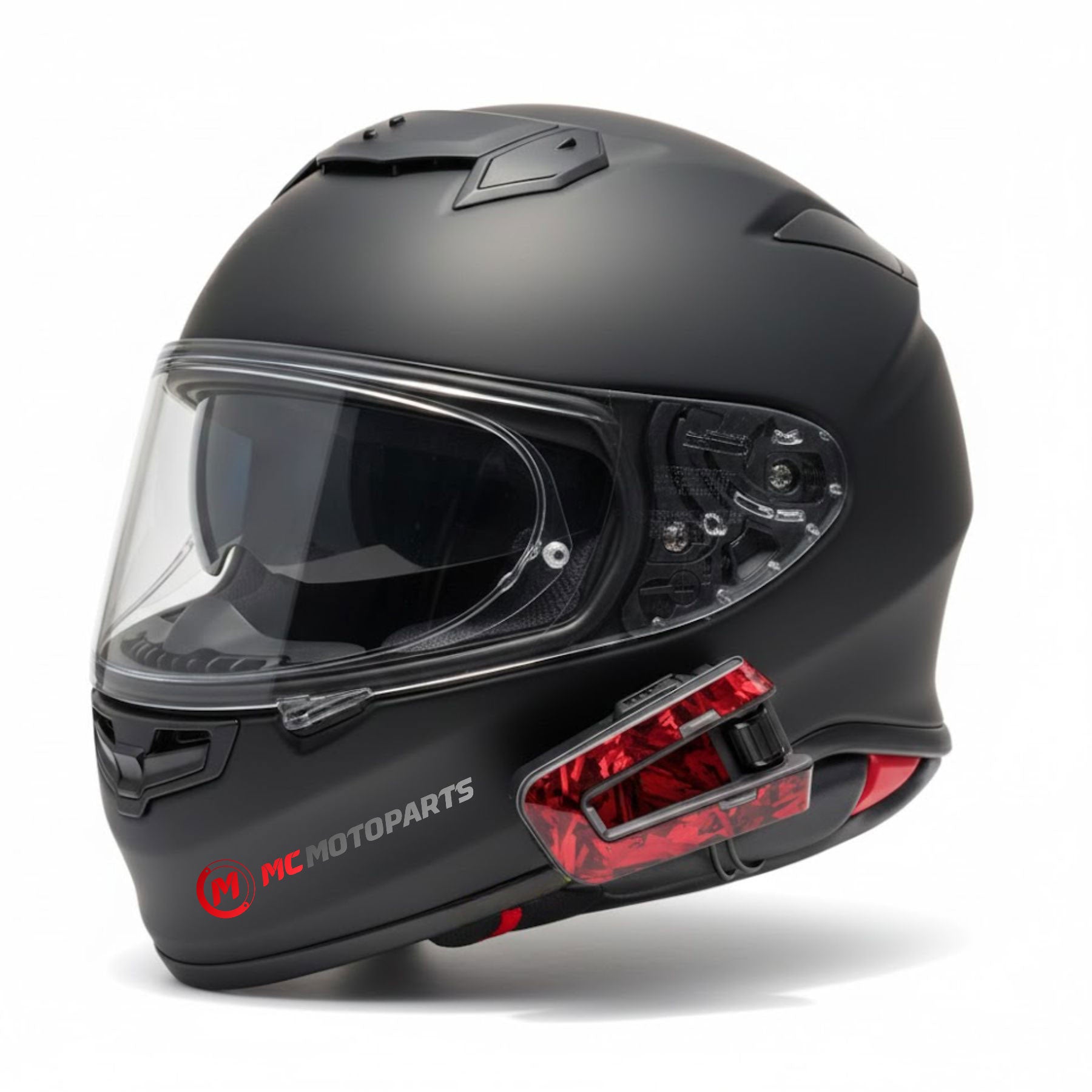 For Cardo Packtalk Edge Device Decal Sticker – Forged Carbon Glossy (1pc)