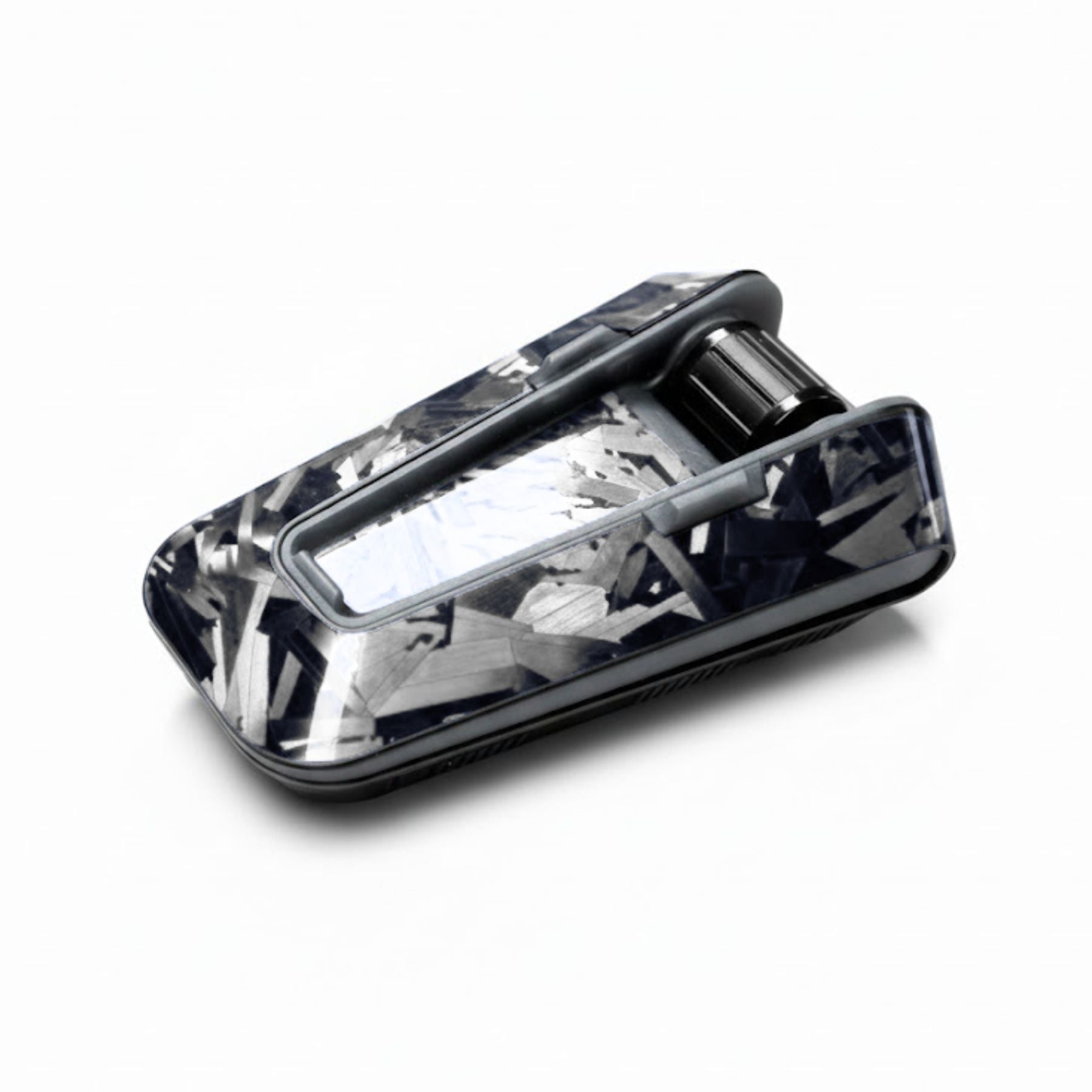 For Cardo Packtalk Edge Device Decal Sticker – Forged Carbon Glossy (1pc)