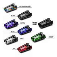 For Cardo Packtalk Edge Device Decal Sticker – Forged Carbon Black Matte (1pc)