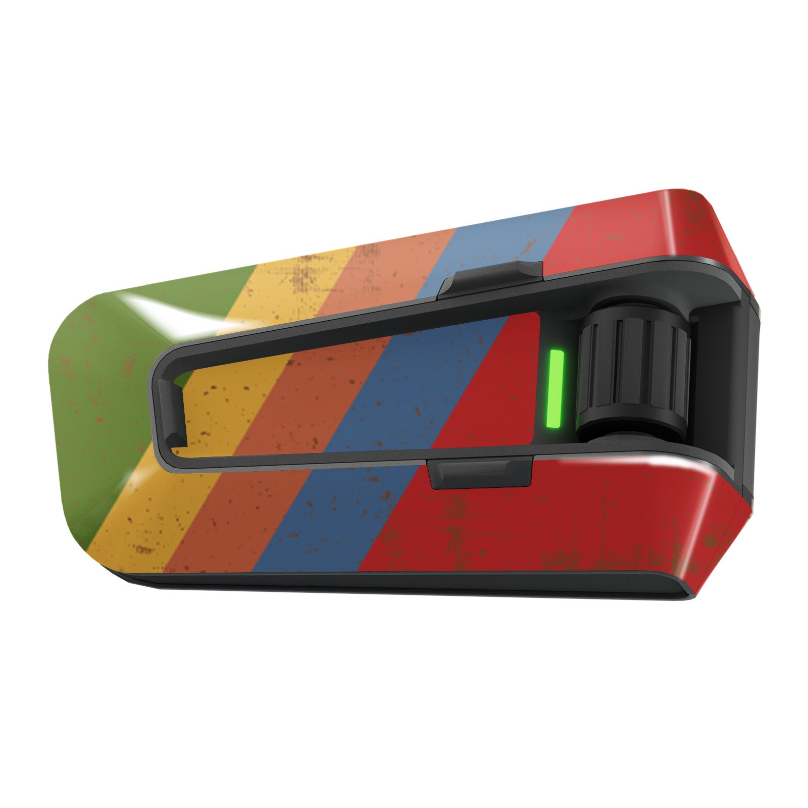 Skin for Cardo Packtalk Edge – Glossy or Matte Vinyl Decal Wrap – Vintage Racing Series (1pc) - MC Motoparts