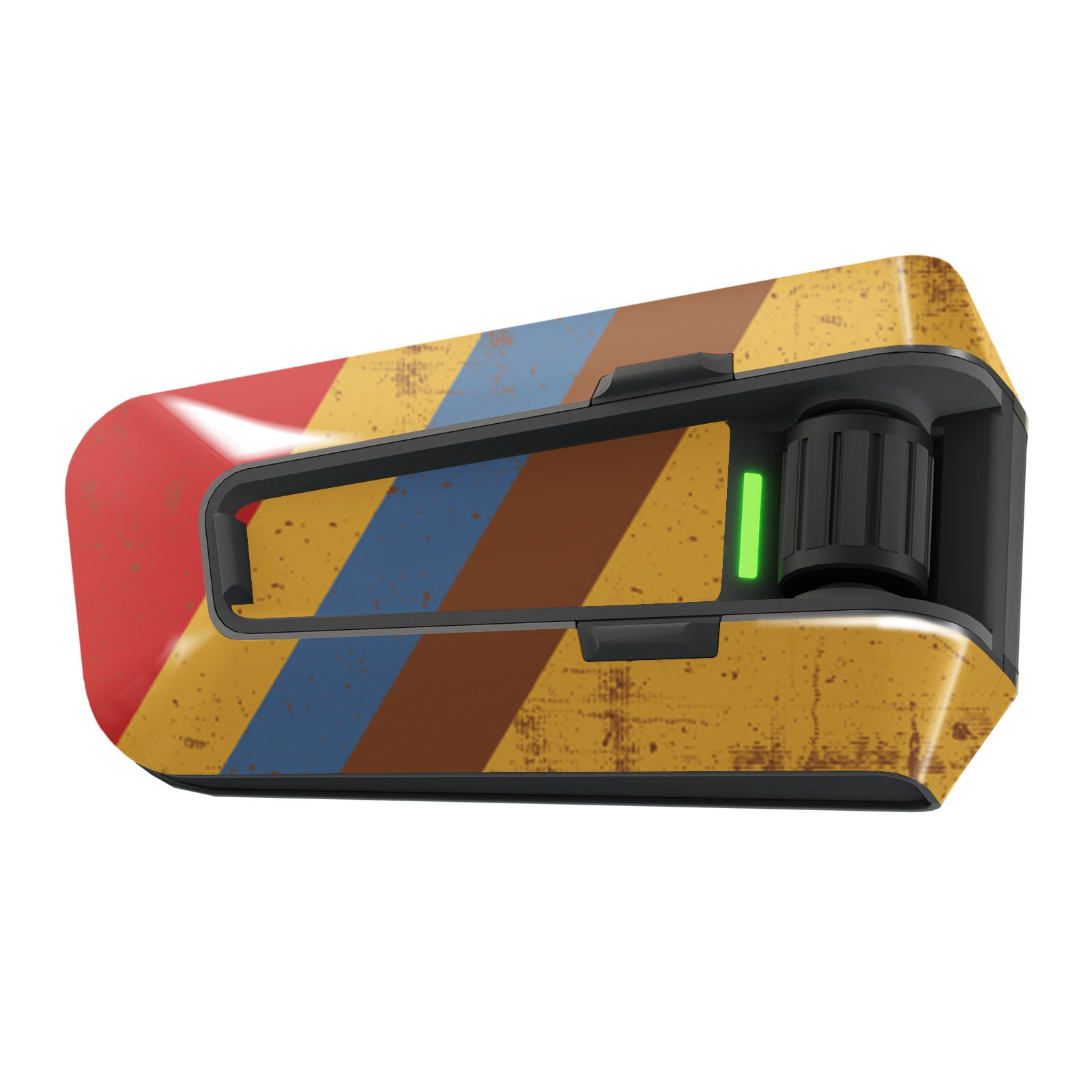 Skin for Cardo Packtalk Edge – Glossy or Matte Vinyl Decal Wrap – Vintage Racing Series (1pc) - MC Motoparts