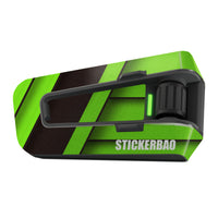 Skin for Cardo Packtalk Edge – Glossy or Matte Vinyl Decal Wrap – Cyber-Tech Series (1pc)