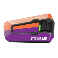 Skin for Cardo Packtalk Edge – Glossy or Matte Vinyl Decal Wrap – Dual Tone Series (1pc)