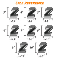 High-visibility MC Motoparts Elite Series racing number decals with personalized name and number for dirt bikes and motorcycles.
