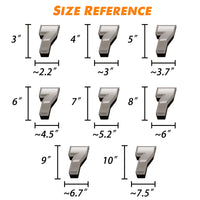 High-visibility MC Motoparts Elite Series T07 gradient custom racing decals with personalized name and number for dirt bikes and motorcycles