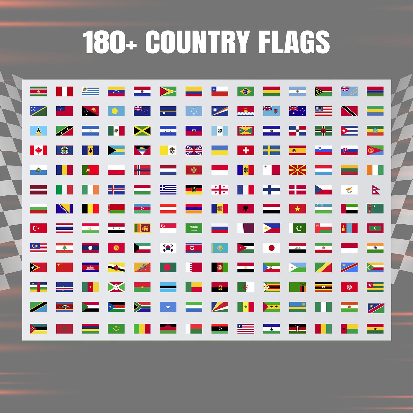 Custom racing number stickers with name and flag, MC Motoparts vinyl decals for dirt bikes, motocross, and motorcycles.