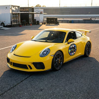 Custom Holographic Racing Number Stickers for Cars (Set of 2) - RCC004