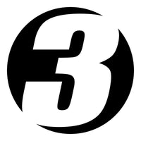 Solid Black Custom Hollow Racing Numbers - "Show-Through" Car Decals (Pair) - Style A