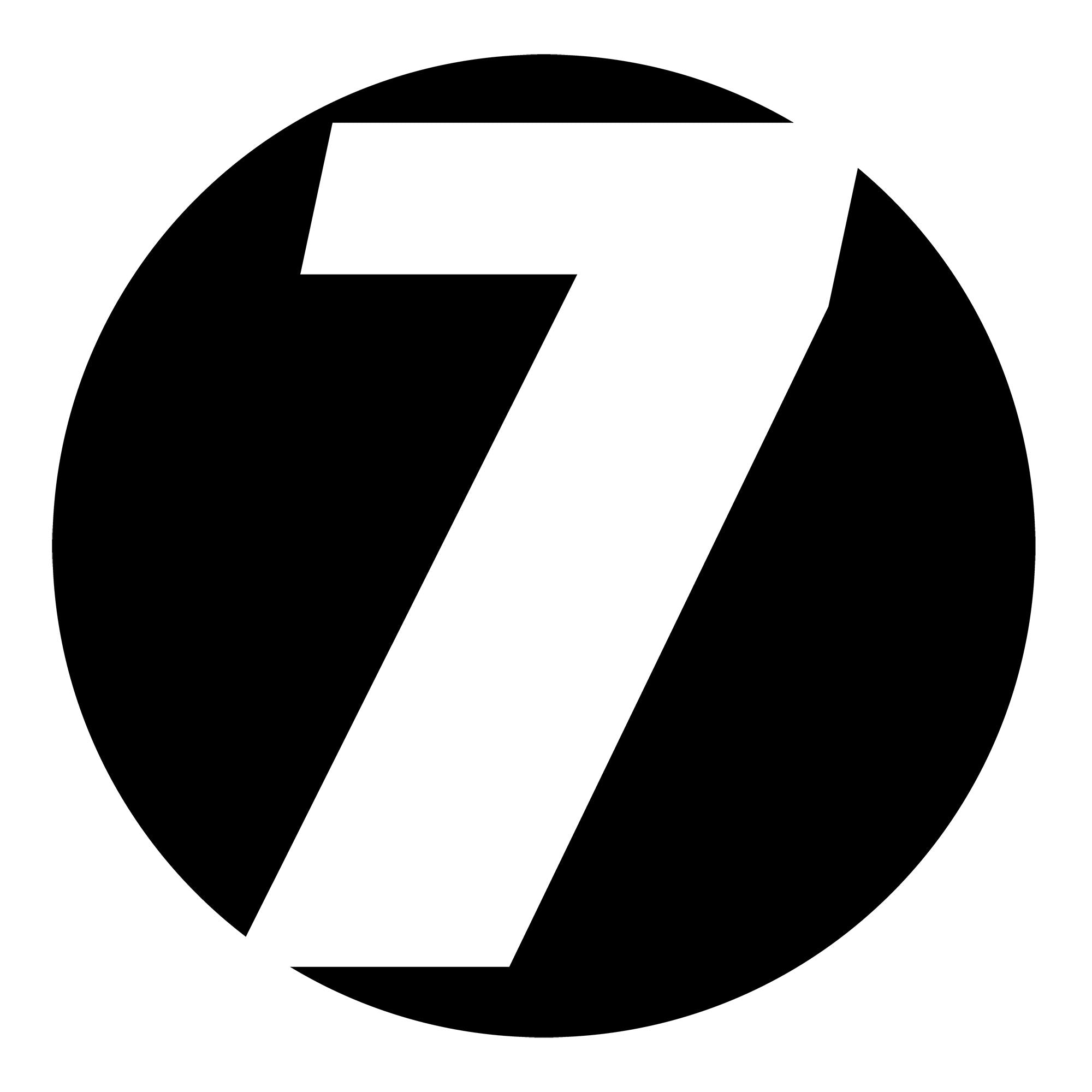 Solid Black Custom Hollow Racing Numbers - "Show-Through" Car Decals (Pair) - Style A