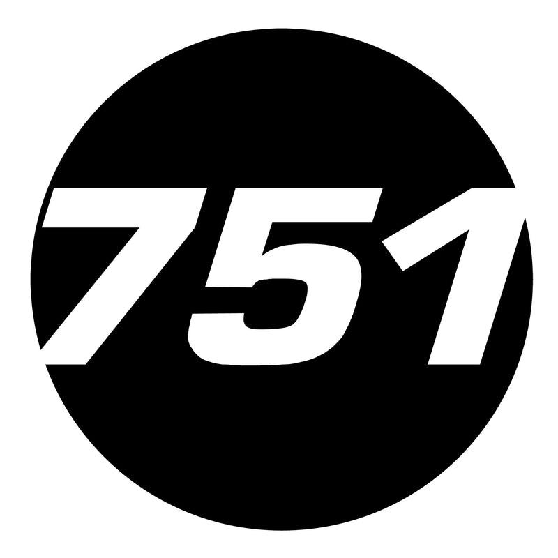 Solid Black Custom Hollow Racing Numbers - "Show-Through" Car Decals (Pair) - Style C - MC Motoparts