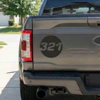 Custom 3D Textured Carbon Fiber Style Racing Numbers - Hollow "Show-Through" Decals (Pair) - Style C - MC Motoparts