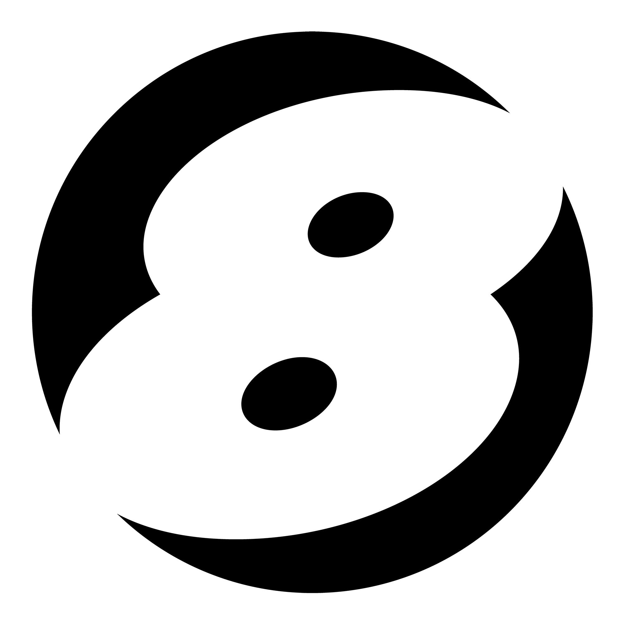 Solid Black Custom Hollow Racing Numbers - "Show-Through" Car Decals (Pair) - Style D - MC Motoparts