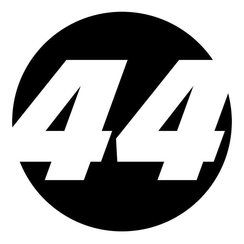 Solid Black Custom Hollow Racing Numbers - "Show-Through" Car Decals (Pair) - Style D - MC Motoparts