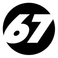 Solid Black Custom Hollow Racing Numbers - "Show-Through" Car Decals (Pair) - Style D - MC Motoparts