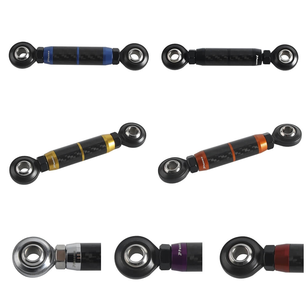 Carbon Fiber CNC Mid-Control Adjustable Shifter Linkage For Harley Softail Dyna FXR Low Rider FXLR S FXLRS ST FXLRST Street Bob FXBB Standard - pazoma