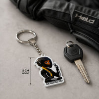 Official @lalaa.on.wheels Motorcycle Keychain - Premium Biker Girl Edition