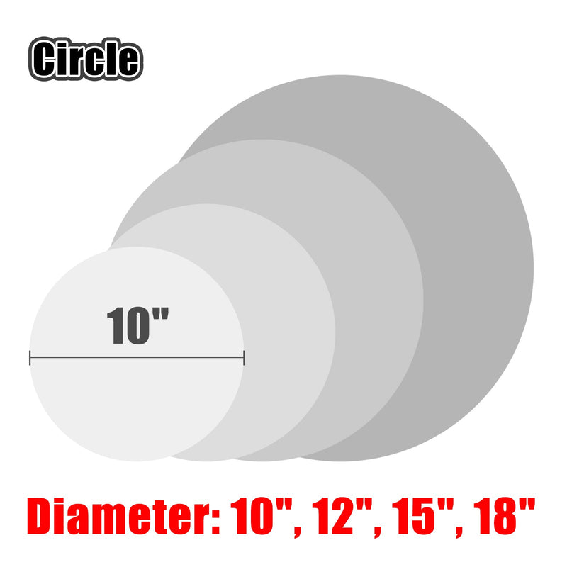 2pcs Number 97 Circle Racing Number Magnets, 8 inch-18 inch, White Background - MC Motoparts