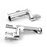 {Front}  Fits CF MOTO M-PRO 25mm Adjustable Foot Pegs