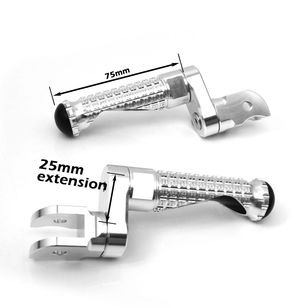 {Front}  Fits CF MOTO M-PRO 25mm Adjustable Foot Pegs