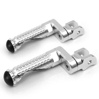 {Front}  Fits Yamaha XVS250 XVS400 Virago 250 M-PRO 25mm Adjustable Foot Pegs