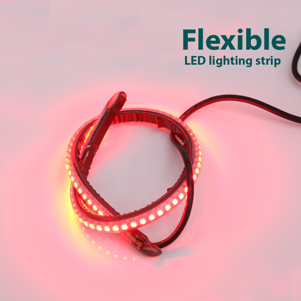 15cm AMP-Z Rear LED Turn Signal Brake Light Strip - Smoke Cover