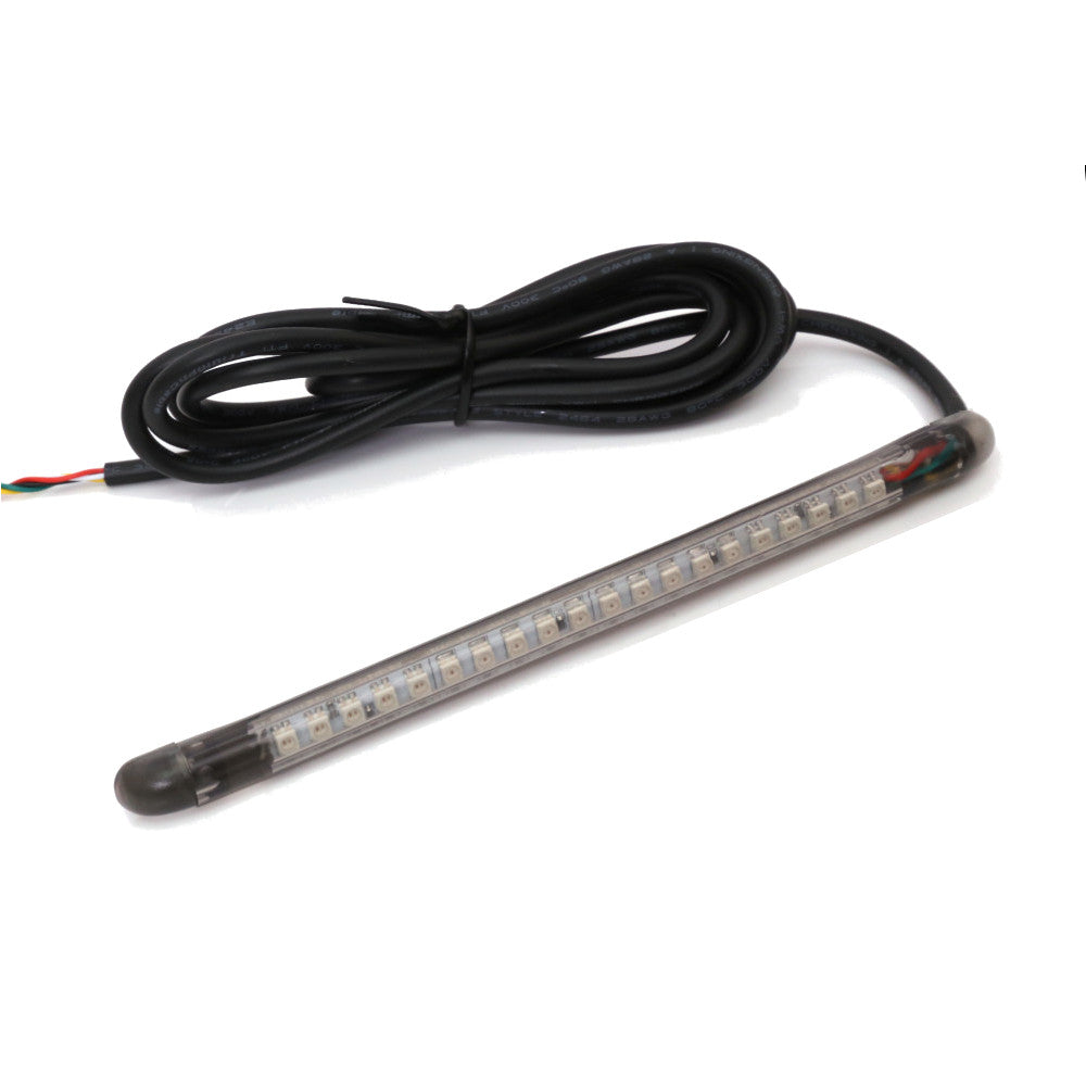 15cm AMP-Z Rear LED Turn Signal Brake Light Strip - Smoke Cover