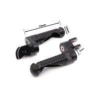 {Delantero} Se adapta a las clavijas de extensión de 25 mm para Aprilia Tuono V4 BLACK SHADOW
