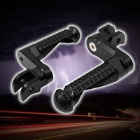 {Delantero} Se adapta a las clavijas de extensión de 25 mm para Aprilia Tuono V4 BLACK SHADOW