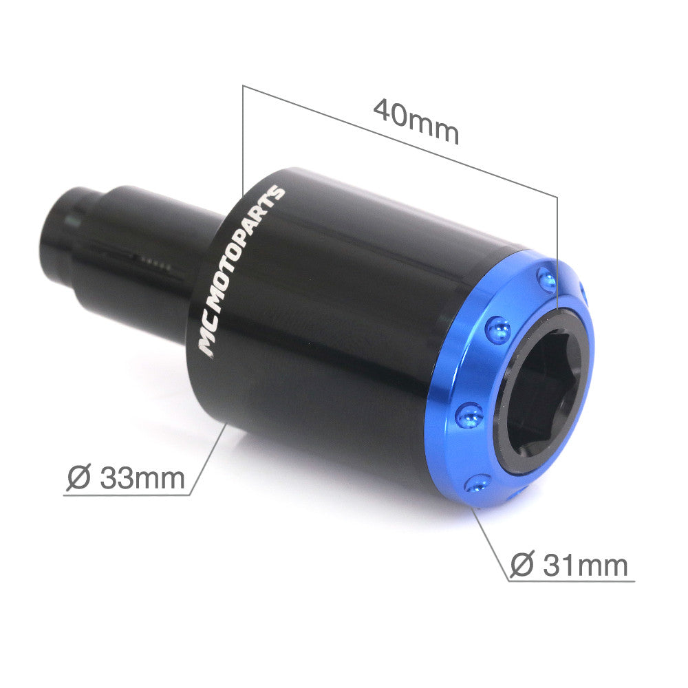 Fit Honda Z125 MSX125 NC700 Goldwing ATOM CNC Bar Ends - MC Motoparts