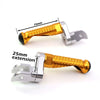 {Front}  Fits Moto Guzzi V9 V7 V100 M-PRO 25mm Adjustable Foot Pegs