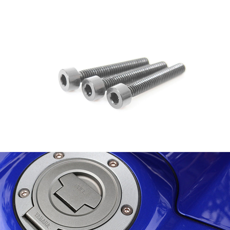 Convient aux boulons de bouchon de carburant CNC Yamaha YZF R1 S 2015-2020 R1M 2015-2020 R3 2019-2020.