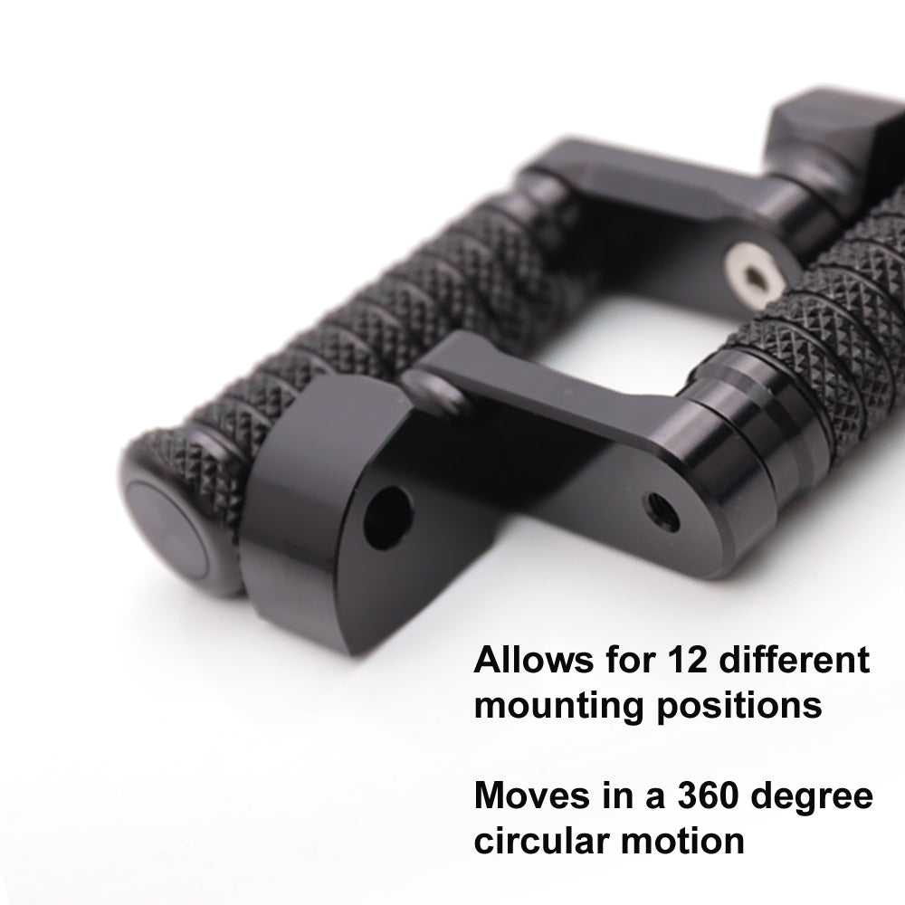 IO セット Aprilia extend 40mm M-GRIP POLE Rear Foot Pegs | MC Motoparts