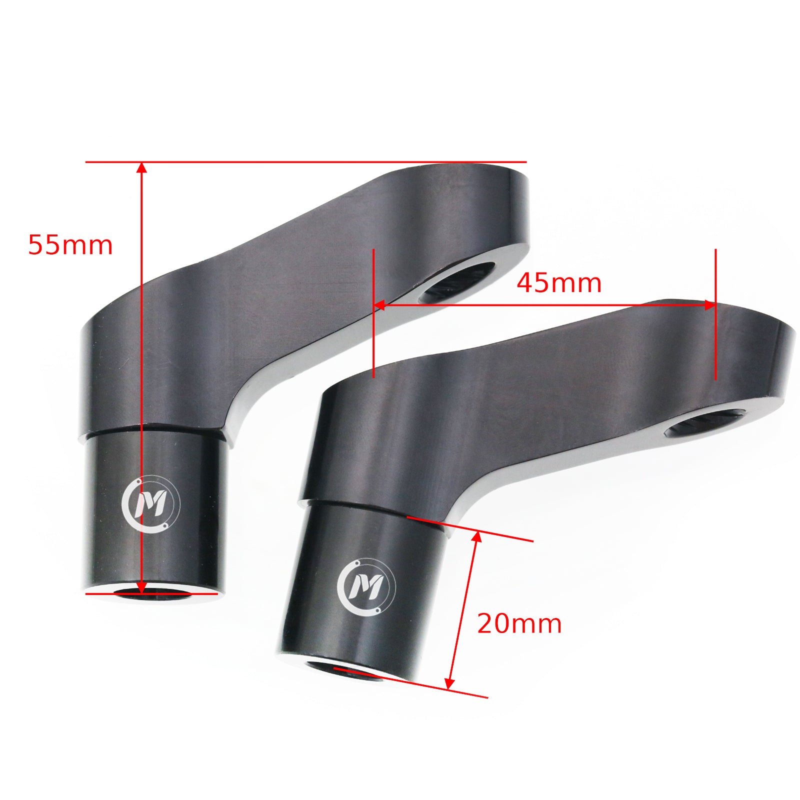 Fit Honda NC750X ADV 150 160 XR650L UPVIEW Rear View Mirror Extender Riser